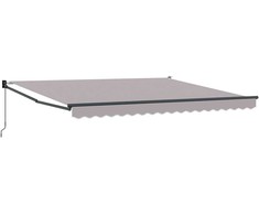 Ištraukiama markizė Šviesiai pilka 400 × 300 cm