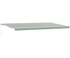 Ištraukiama markizė Žalia ir balta 600 × 300 cm