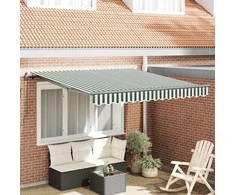 Ištraukiama markizė Žalia ir balta 350 x 250 cm