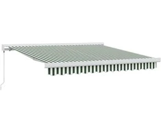 Ištraukiama markizė Žalia ir balta 300 x 250 cm