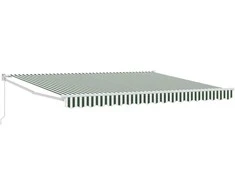 Ištraukiama markizė Žalia ir balta 400 × 300 cm