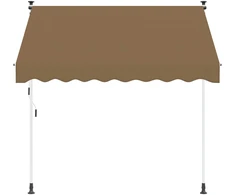 Rankinė sulankstoma markizė Smėlio 400 cm