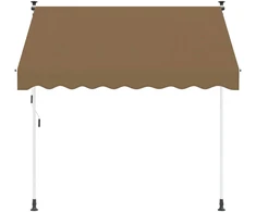 Rankinė sulankstoma markizė Smėlio 400 cm