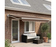 Rankinė sulankstoma markizė Taupe 4,5 × 3 m