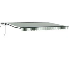 Rankinis markizės rėmas su LED 4 × 3,5 m