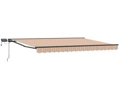 Rankinis markizės rėmas su LED 4,5 × 3,5 m