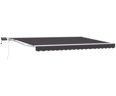 Rankinis markizės rėmas su LED 4,5 × 3 m