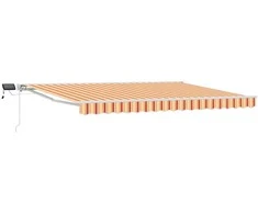 Rankinis markizės rėmas su LED 5 × 3,5 m
