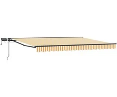 Rankinis markizės rėmas su LED 5 × 3,5 m
