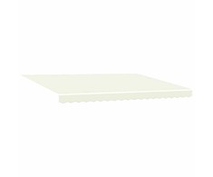 Rankinis markizės rėmas su LED Kremo ir antracito 4 × 3 m