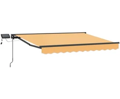 Rankinis markizės rėmas su LED Smėlio 3,5 x 2,5 m