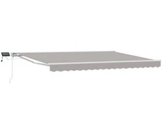Rankinis markizės rėmas su LED 5 × 3,5 m