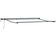Rankinis markizės rėmas su LED Taupe 3,5 x 2,5 m