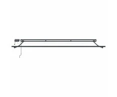 Rankinis markizės rėmas su LED 4,5 × 3,5 m