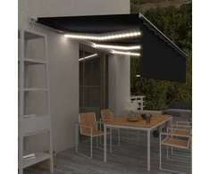 Rankiniu būdu ištraukiama markizė, antracito, 6x3m