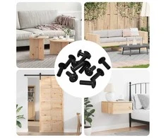 Rankovinės Veržlės 8451 pcs Juodas Metalas