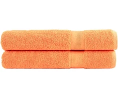 Rankšluostis Rankšluosčiai SOLUND, 2vnt., oranžiniai, 100x200cm, 600g/m²