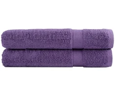 Rankšluostis Rankšluosčiai SOLUND, 2vnt., violetiniai, 100x200cm, 600g/m²