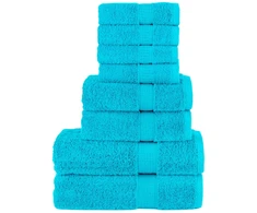 Rankšluostis Rankšluosčių rinkinys SOLUND, 8vnt., turkio, 600g/m²