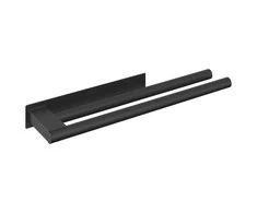Rankšluosčių stovas Juoda 40 x 9 x 4 cm Nerūdijantis plienas