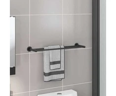 Rankšluosčių stovas Juoda 61 x 14,5 x 5 cm Nerūdijantis plienas