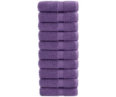 Rankšluostis Aukščiausios kokybės rankšluosčiai SOLUND, 10 vnt., violetiniai, 30x30 cm, 600 g/m²