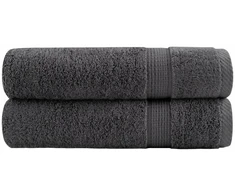 Rankšluostis Aukščiausios kokybės rankšluosčiai SOLUND, 2 vnt., antracito spalvos, 50x100 cm, 600 g/m²