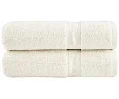 Rankšluostis Aukščiausios kokybės rankšluosčiai SOLUND, 2 vnt., kreminės spalvos, 50 x 100 cm, 600 g/m²