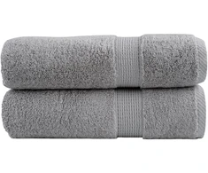 Rankšluostis Aukščiausios kokybės rankšluosčiai SOLUND, 2 vnt., pilki, 50 x 100 cm, 600 g/m²