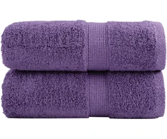 Rankšluostis Aukščiausios kokybės svečių rankšluosčiai SOLUND, 2 vnt., violetiniai, 30x50 cm, 600 g/m²