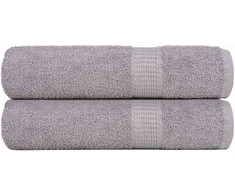 Rankšluostis Dušo rankšluosčiai FROGN, 2 vnt., pilki, 70x140 cm, 360 g/m²
