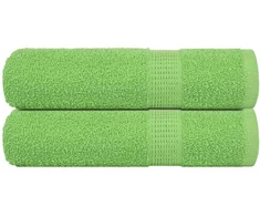 Rankšluostis Dušo rankšluosčiai FROGN, 2 vnt., obuolių žali, 70x140 cm, 360 g/m²
