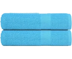 Rankšluostis Dušo rankšluosčiai FROGN, 2 vnt., turkio spalvos, 70x140 cm, 360 g/m²