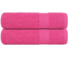 Rankšluostis dušo rankšluosčiai FROGN 2 vnt Rožiniai 70x140 cm 360 gsm
