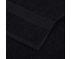 Rankšluostis Dušo rankšluosčiai FROGN, 2 vnt., juodi, 70x140 cm, 360 g/m²