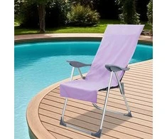 Rankšluostis Lauko Kėdžių Rankšluosčiai 2 pcs Violetinė 130 x 60 cm