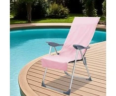 Rankšluostis Lauko Kėdžių Rankšluosčiai 2 pcs Rožinė 130 x 60 cm