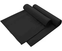 Rankšluostis Lauko Kėdžių Rankšluosčiai 2 pcs Juoda 130 x 60 cm