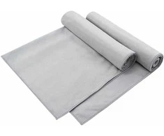 Rankšluostis Lauko Kėdžių Rankšluosčiai 2 pcs Pilka 130 x 60 cm