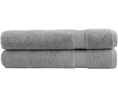 Rankšluostis Pirties rankšluosčiai SOLUND, 2vnt., pilki, 80x200cm, 600g/m²