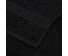 Rankšluostis Rankšluosčiai FROGN 2 vnt., juodi, 50x100 cm, 360 g/m²