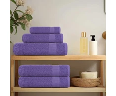 Rankšluostis Rankšluosčiai FROGN, 4 vnt., violetiniai, 50x100 cm, 360 g/m²