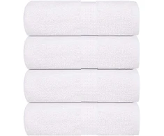 Rankšluostis Skalbimo šluostės FROGN, 4 vnt., baltos, 15 x 21 cm, 360 g/m²