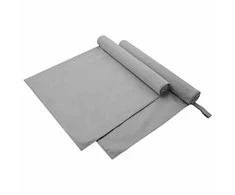 Rankšluostis Sportiniai rankšluosčiai 2 pcs Tamsiai pilka 90 x 180 cm
