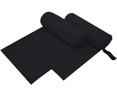 Rankšluostis Sportiniai rankšluosčiai 2 pcs Juoda 200 x 100 cm