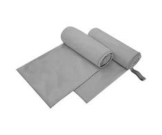 Rankšluostis Sportiniai rankšluosčiai 2 pcs Tamsiai pilka 200 x 100 cm