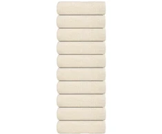 Rankšluostis Svečių rankšluosčiai FROGN, 10 vnt., kreminės spalvos, 30x50 cm, 360 g/m²