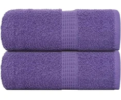 Rankšluostis Svečių rankšluosčiai FROGN, 2 vnt., violetiniai, 30x50 cm, 360 g/m²