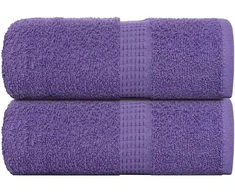 Rankšluostis Svečių rankšluosčiai FROGN, 2 vnt., violetiniai, 30x50 cm, 360 g/m²