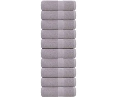 Rankšluostis Svečių rankšluosčiai FROGN, 10 vnt., pilki, 30x50 cm, 360 g/m²